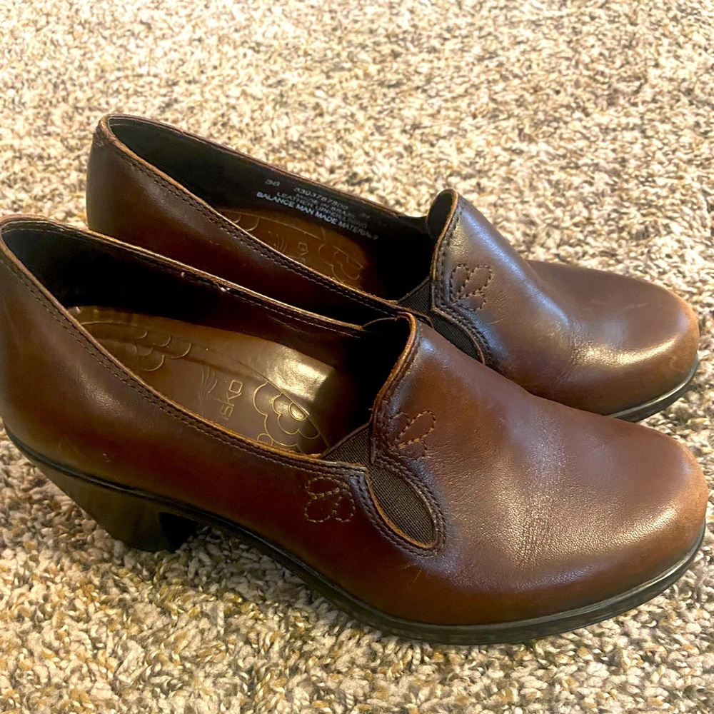 Dansko Heeled Slip-On Dress Shoes